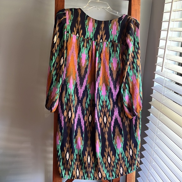 NWT Collective Concepts Art Western Aztec Print Dress - Picture 4 of 8
